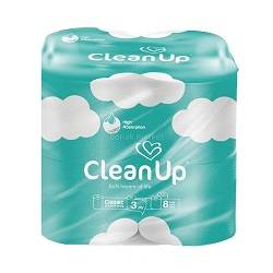 کلین آپ دستمال توالت 8عددی